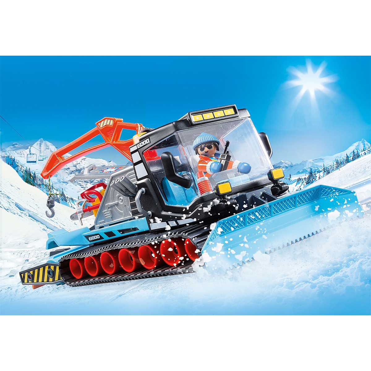 Playmobil 9500 Promotional Snow Plow เซ็ตโปรโมชั่น รถไถลานหิมะ