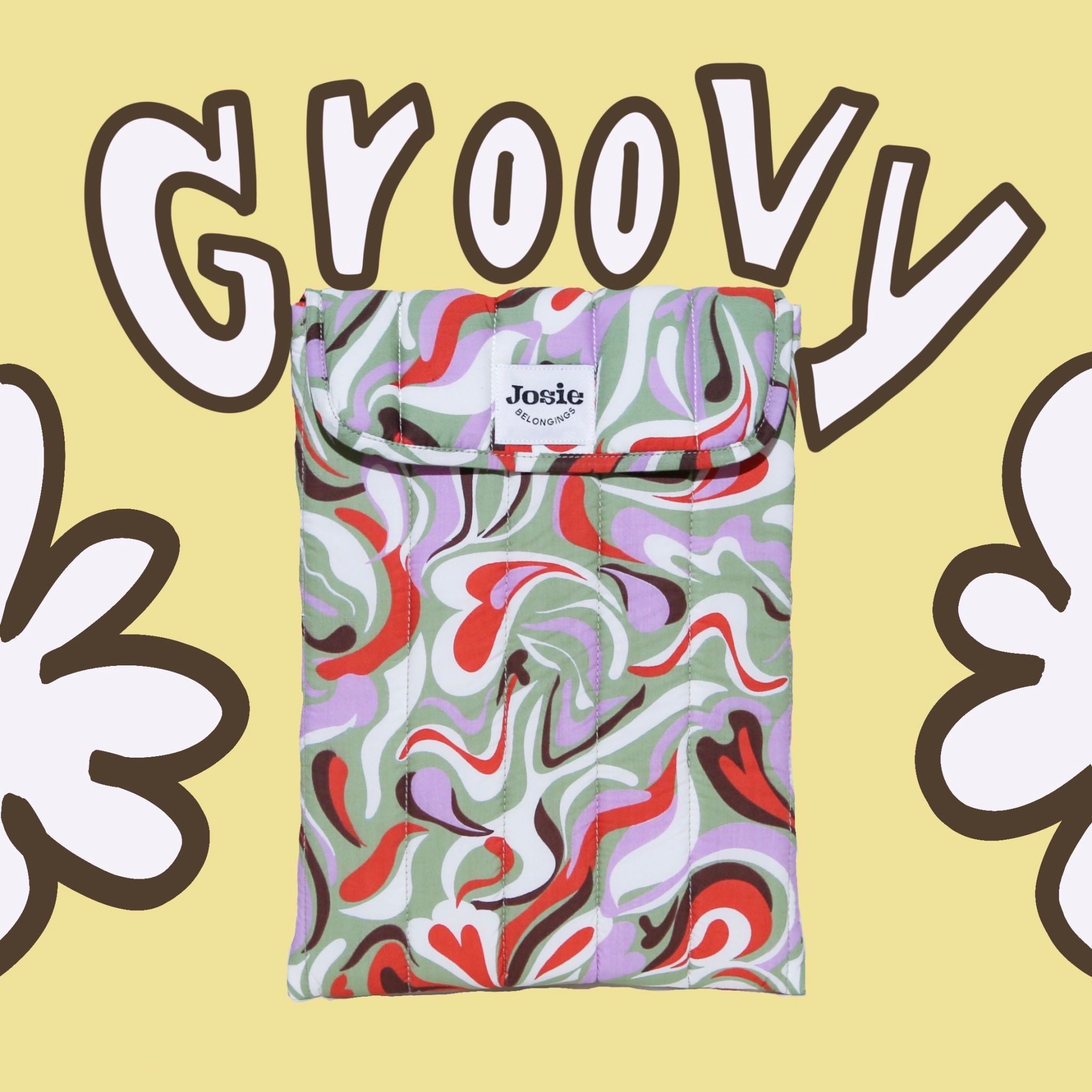 Groovy sleeve and wallet