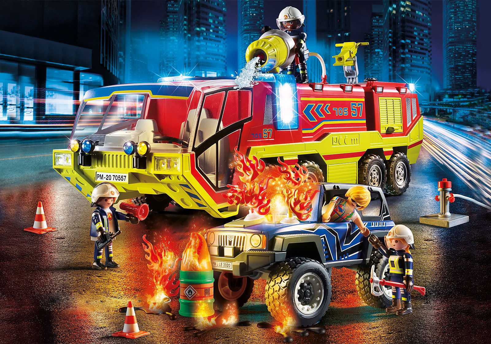 Playmobil 70557 Promo Packsc เซ็ตโปรโมชั่น รถดับเพลิง