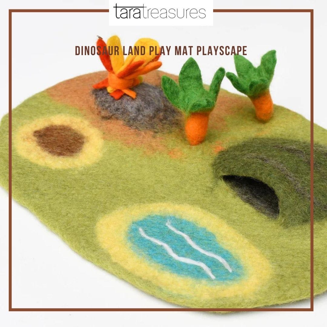 TARA TREASURES | DINOSAUR LAND PLAY MAT PLAYSCAPE 