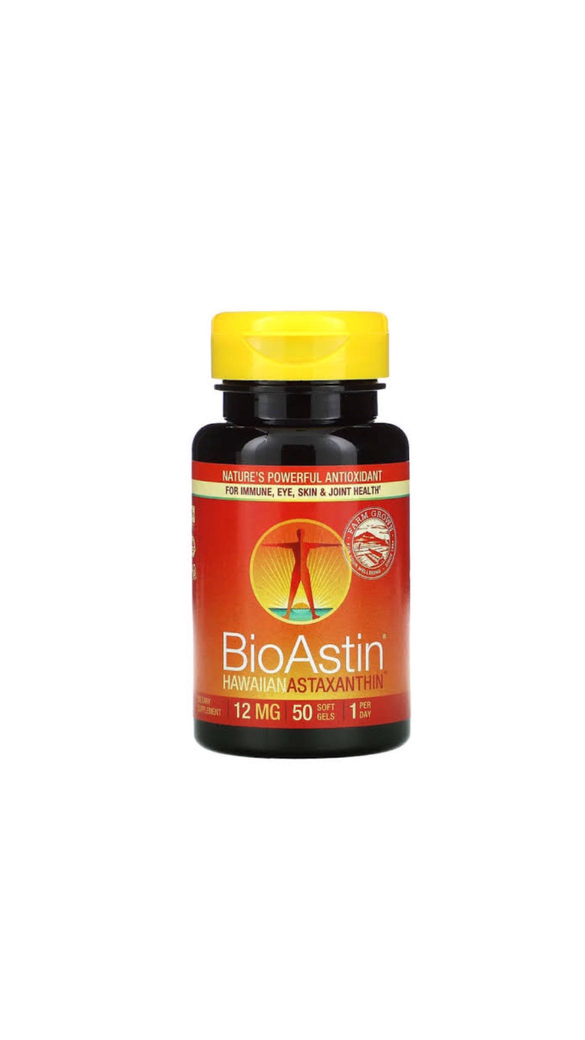Nutrex Hawaii Bioastin Hawaiian Astaxanthin 12 mg.