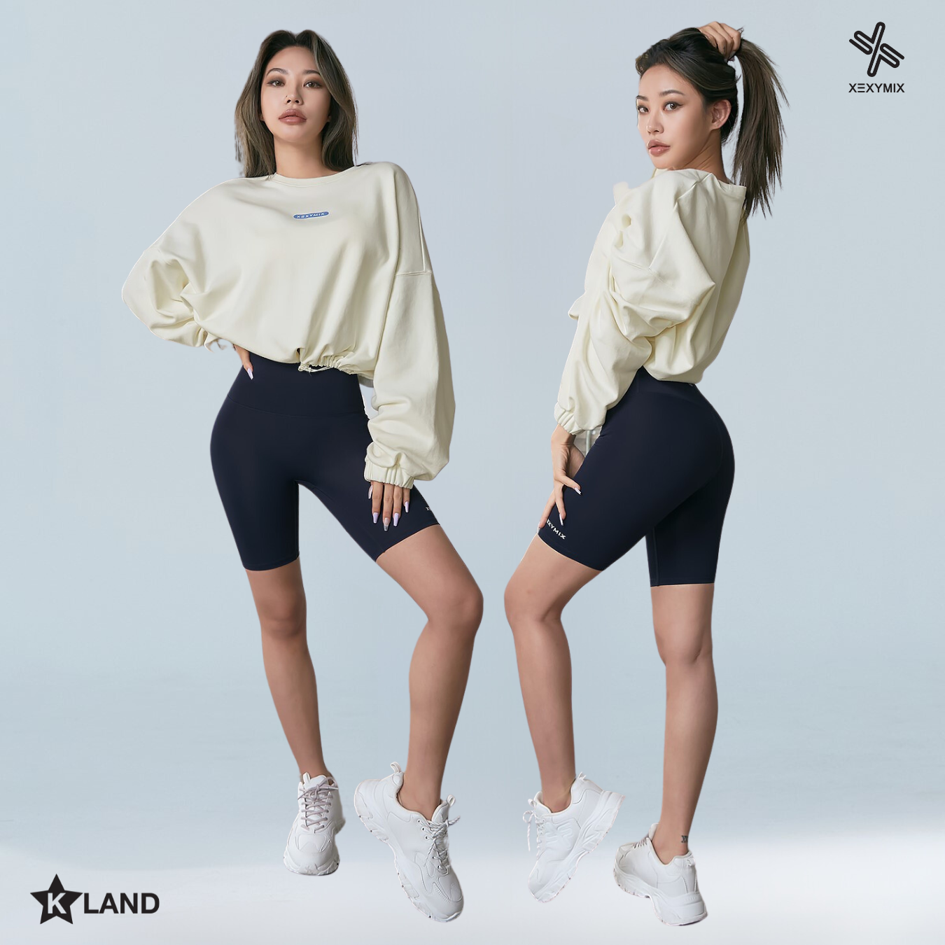 XEXYMIX  HIGHFLEXY™ AERO 4.0 SHORTS กางเกงเลกกิ้ง ขาสั้น (XEX22SG9171W)