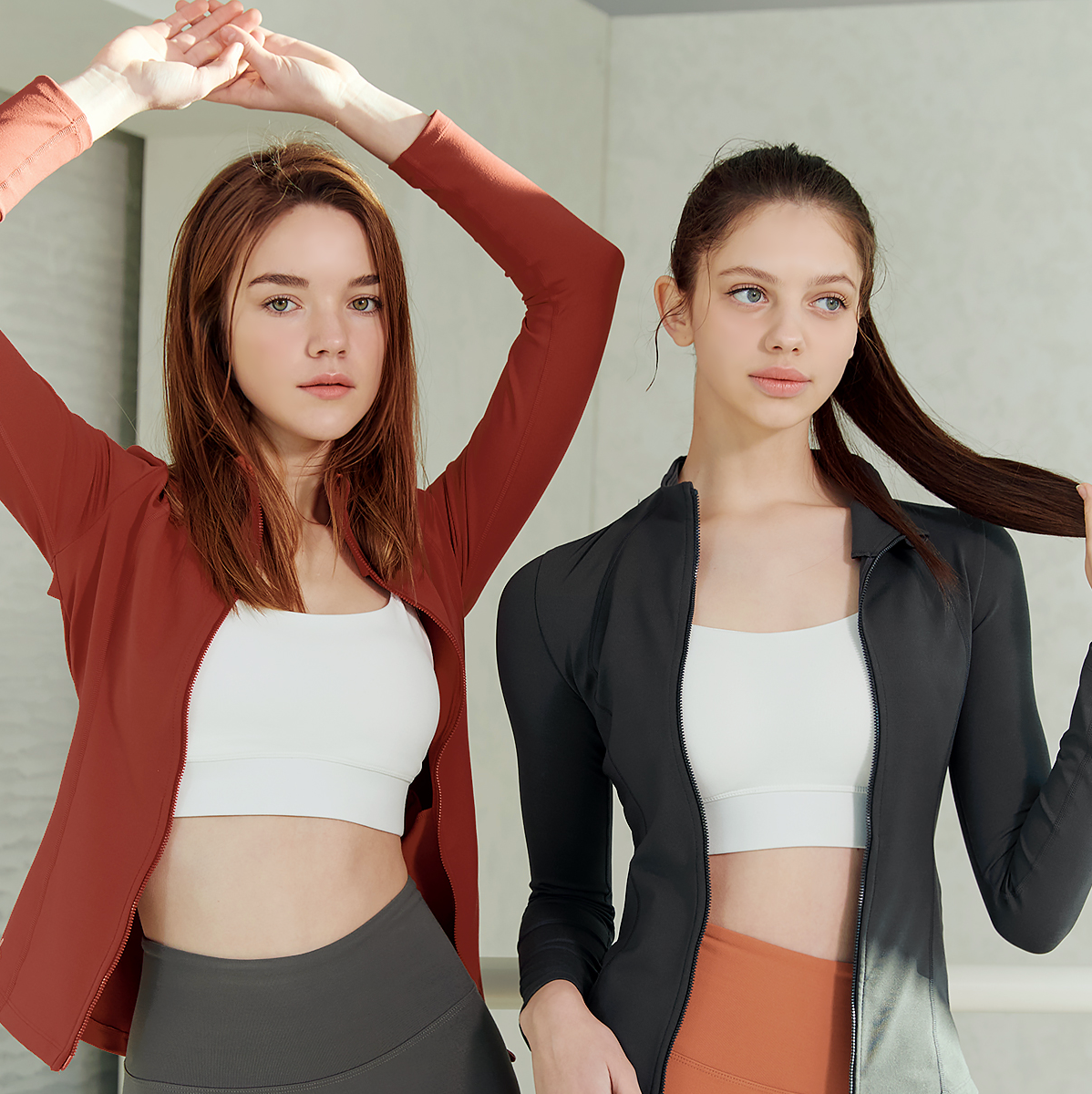 XEXYMIX XELLA™ Intension Slim Fit Zip-Up Jacket เสื้อคลุม แจ๊คเก็ตแขนยาวมีซิป (XEX22TC0115W)