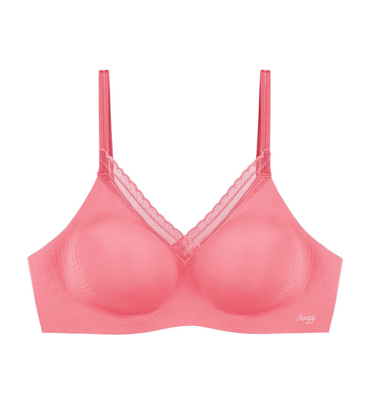 Bargain sloggi 10214191 sloggi BA Twist HU AX 6402 เสื้อชั้นในไม่มีโครง สีชมพู