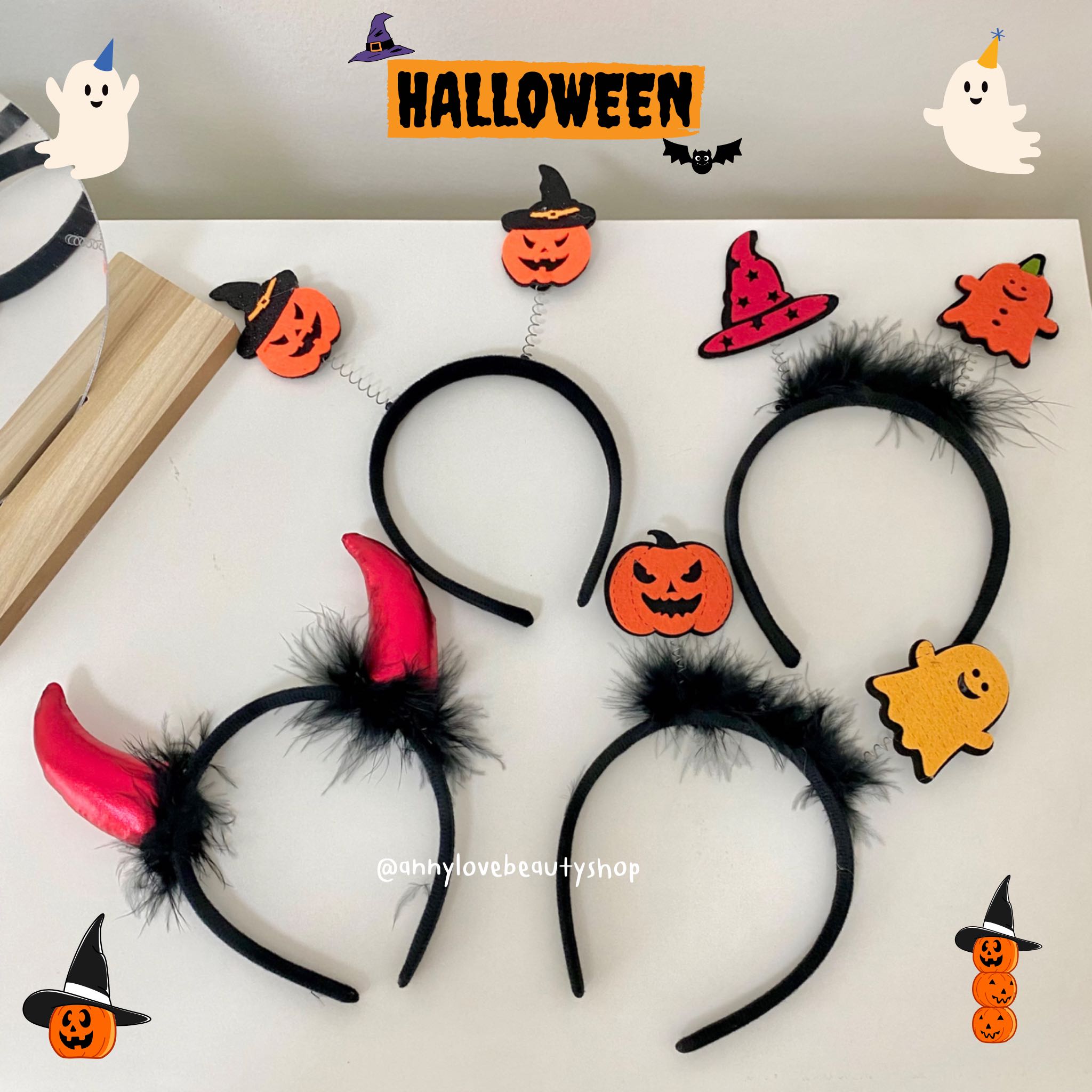 พร้อมส่ง🎃👻 ที่คาดผม และสติ๊กเกอร์ Halloween 🧙‍♀️