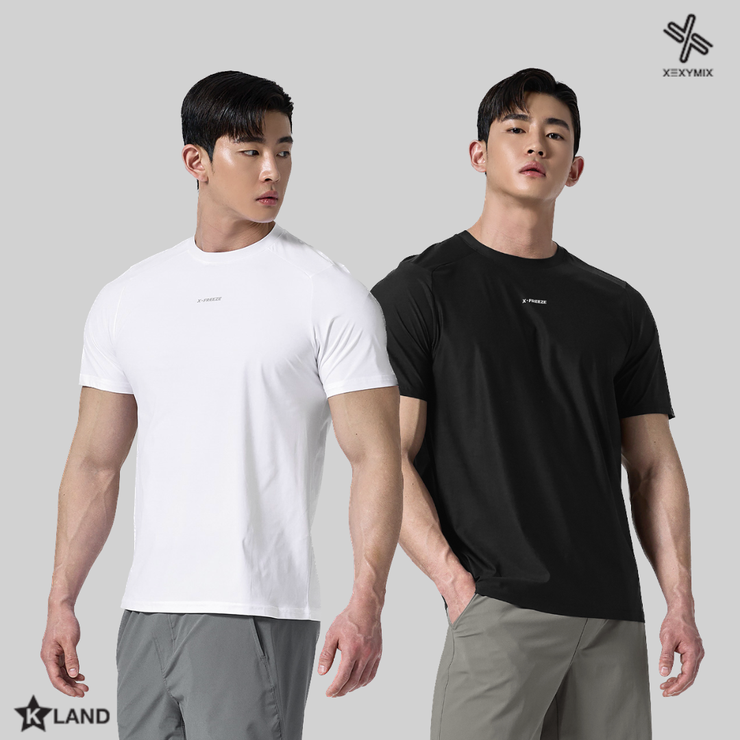 XEXYMIX HIGH COOLING TECH SHORT SLEEVE : COLD BLACK (XEX22TS2187U)