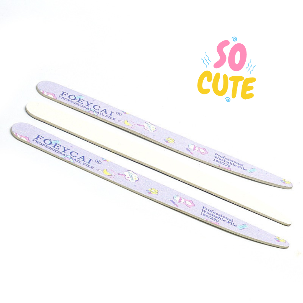 New!! ตะไบบาง ทรงมีด 180/220 เหมาะสำหรับใช้ตะไบบนหน้าเล็บจริงเข้าตามมุมตามซอกได้ง่าย 1ชิ้น