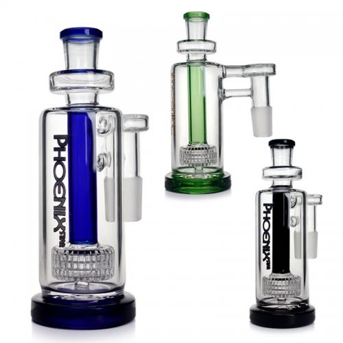 (18 mm) Phoenix Star Ash Catcher With Matrix Perc 90 Degree