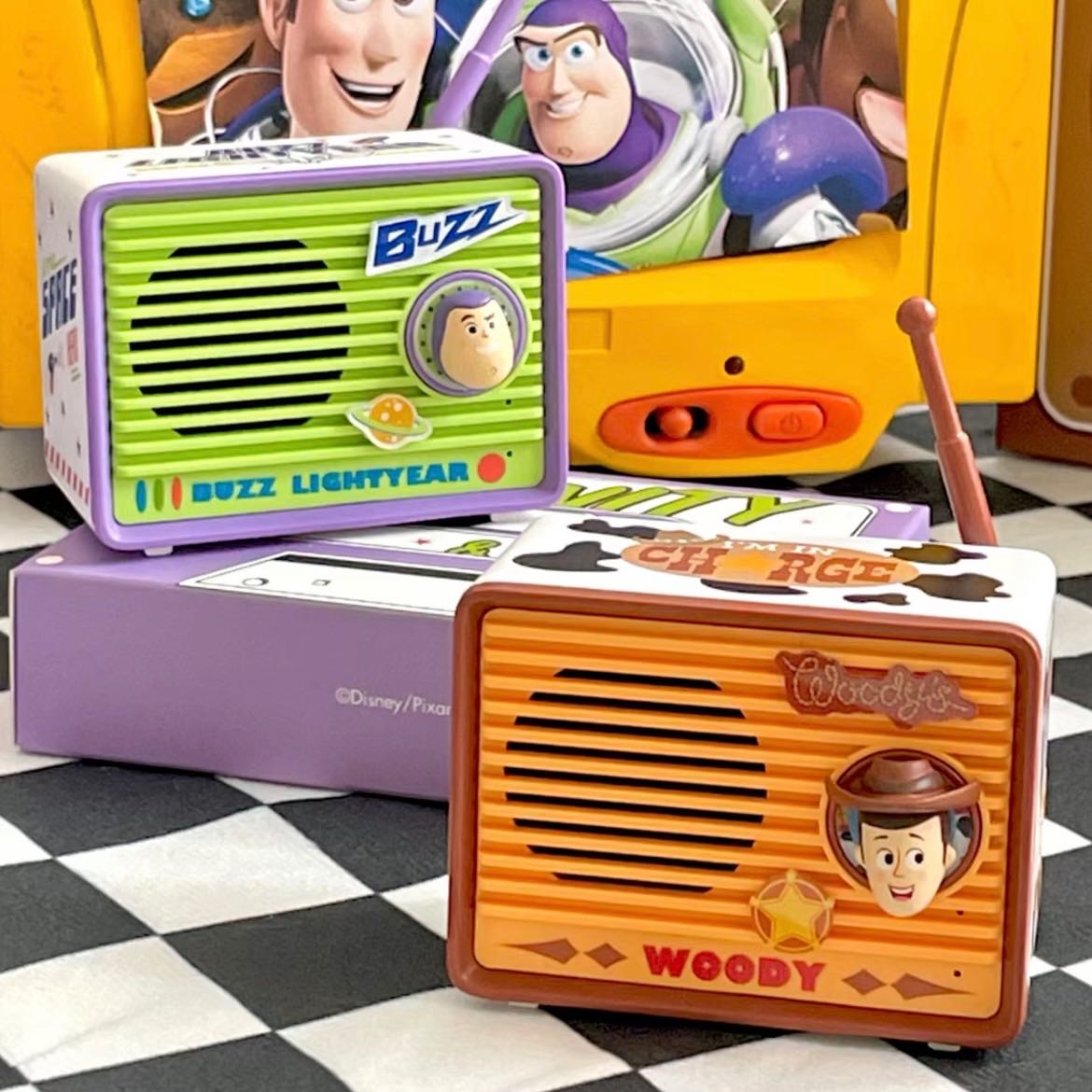 [Pre] ลำโพงบลูทูธพกพา toystory บัซไลท์เยีย / วู้ดดี้