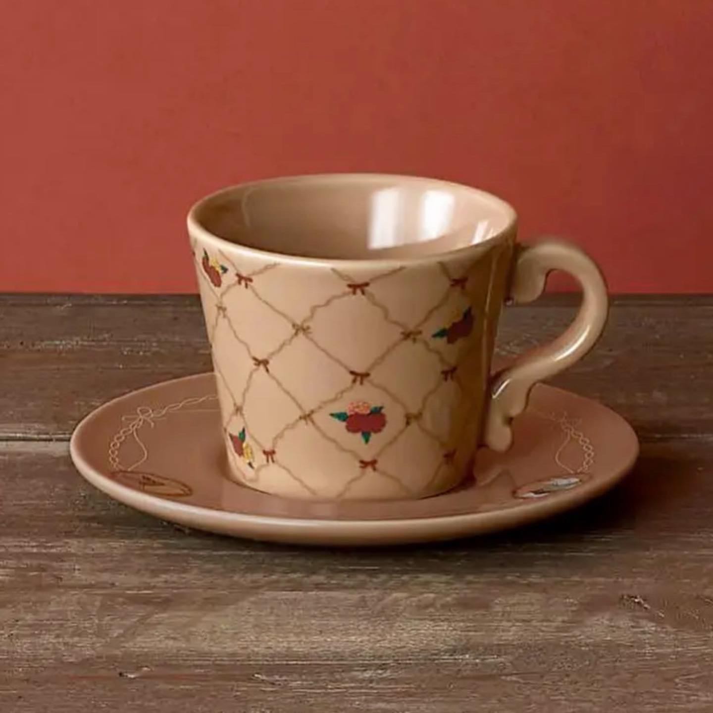 Starbucks Limited Edition Ceramic Cup & Saucer Set 