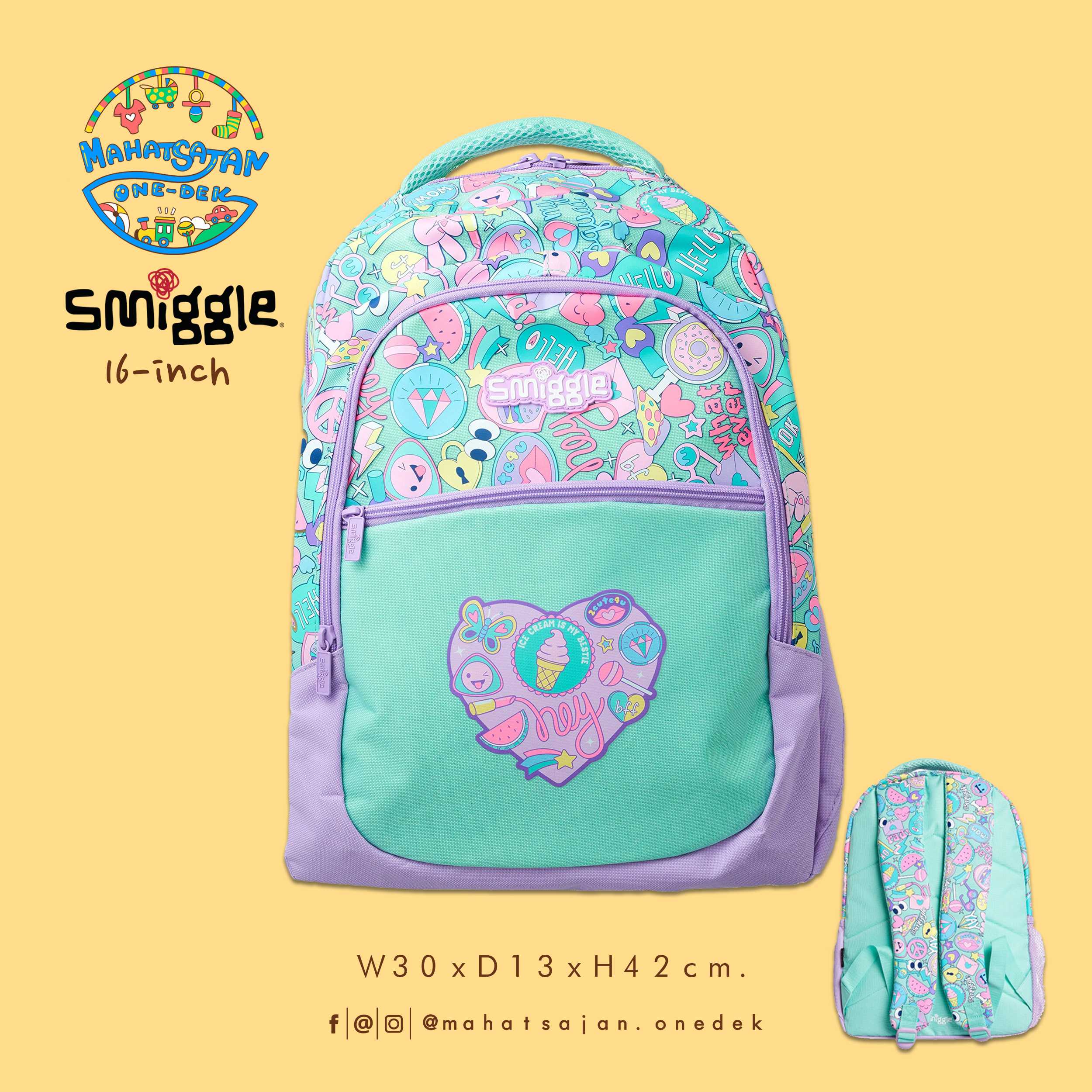 Hey There Classic Backpack 16”  กระเป๋าเป้เด็ก ขนาด 16 นิ้ว