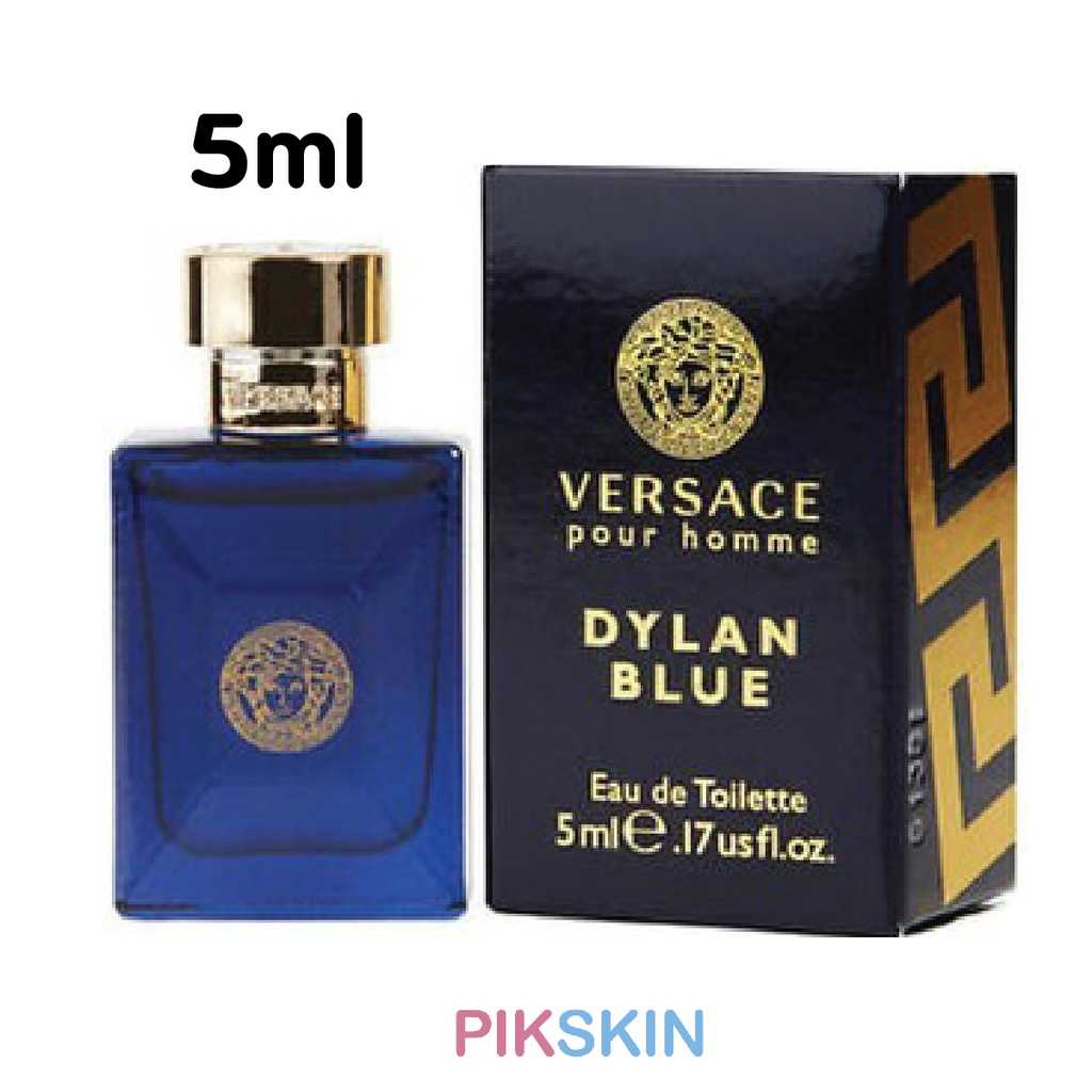 VERSACE PourHomeDylanBlue 5ml #แบบแต้ม กลิ่นหอมสดชื่นเย็นฉ่ำของสายน้ำ สร้างความรู้สึกอิสระเสรี