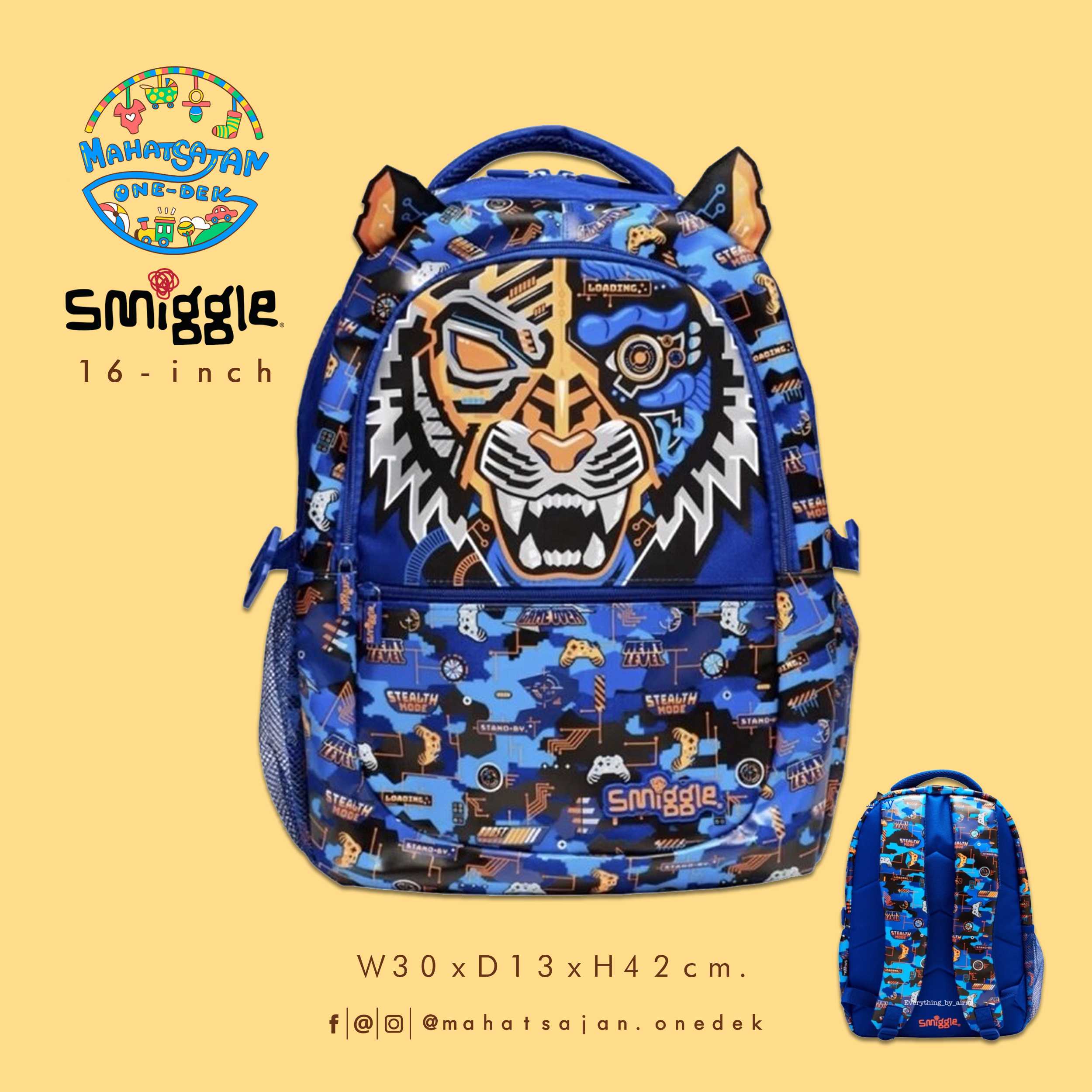 Hey There Classic Attach Backpack 16”  กระเป๋าเป้เด็ก ขนาด 16 นิ้ว