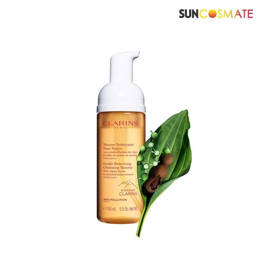 clarins gentle renewing cleaning mousse 150ml