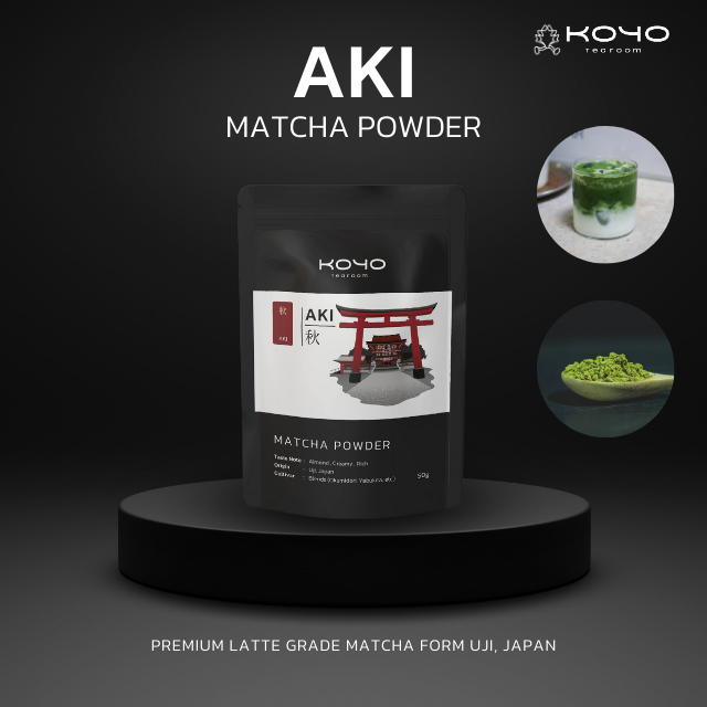 Aki | ผงมัทฉะเกรดพรีเมียม | Premium Latte Grade