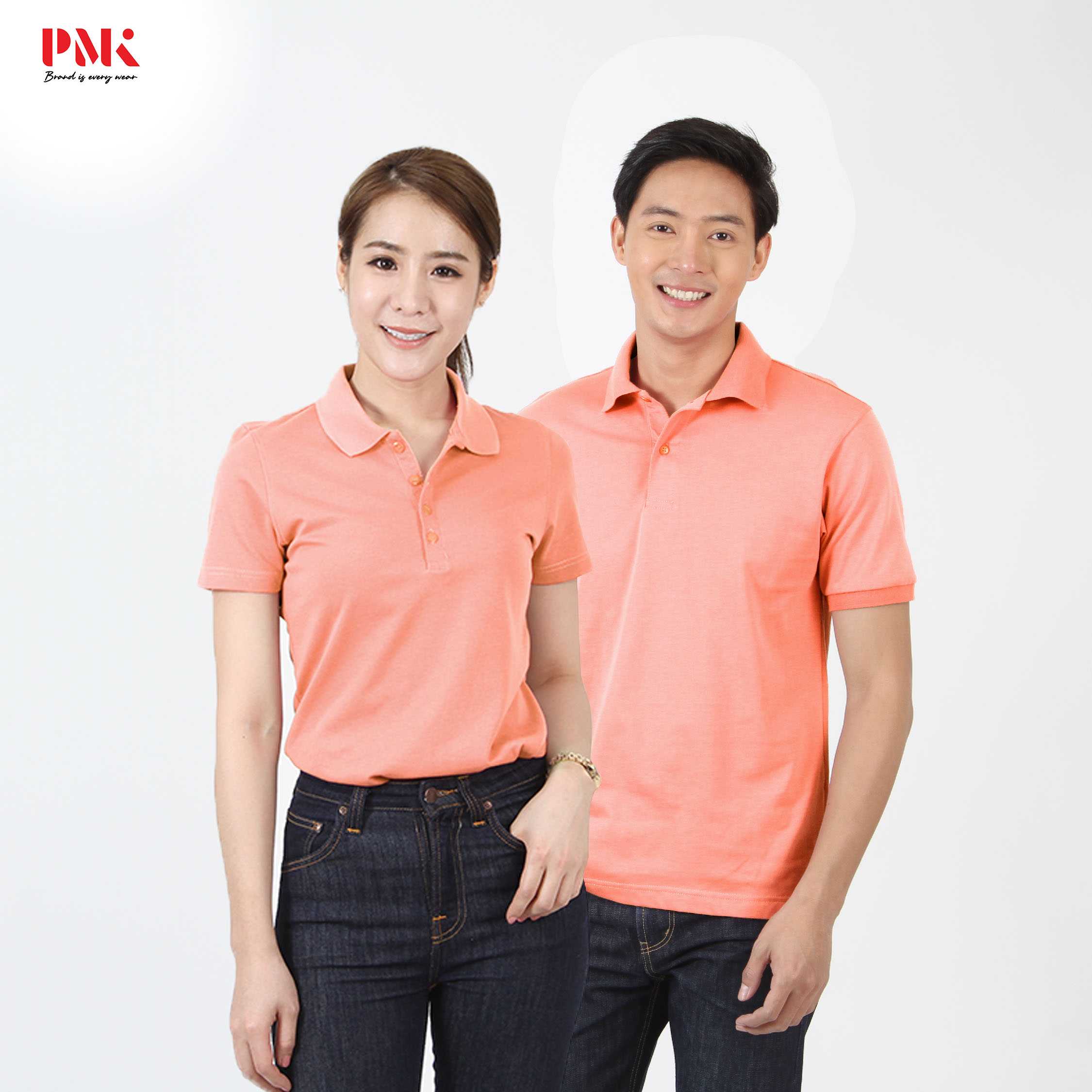 เสื้อโปโล CoolPlus Jersey CP002 สีโอรส