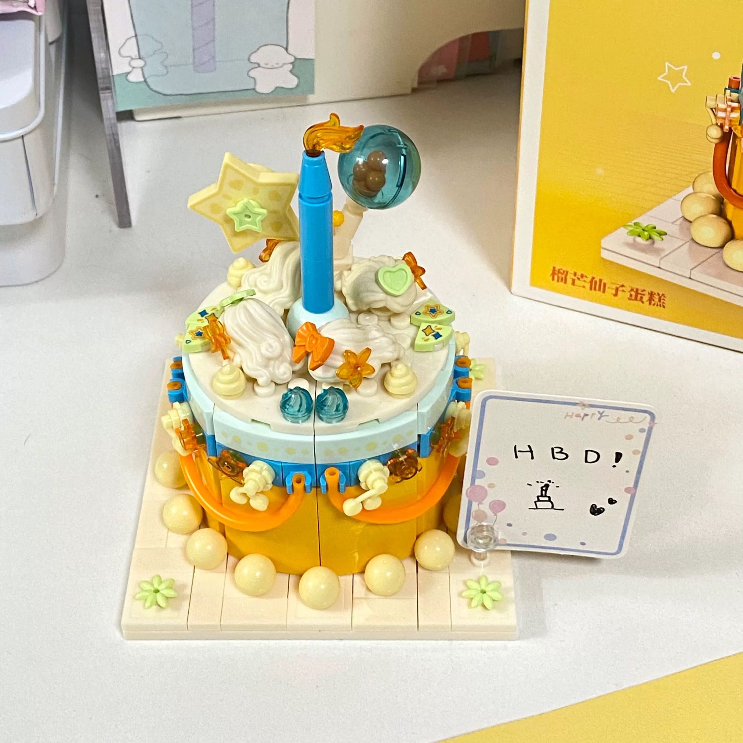 #พร้อมส่ง เลโก้เค้ก พร้อมการ์ด 🎂💌