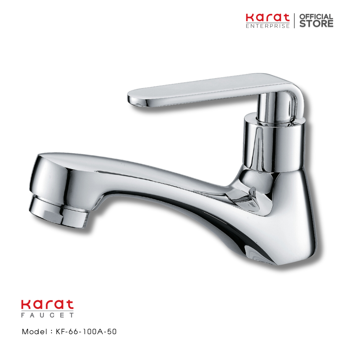 Karat Faucet ก๊อกเดี่ยวอ่างล้างหน้า รุ่น KF-66-100A-50