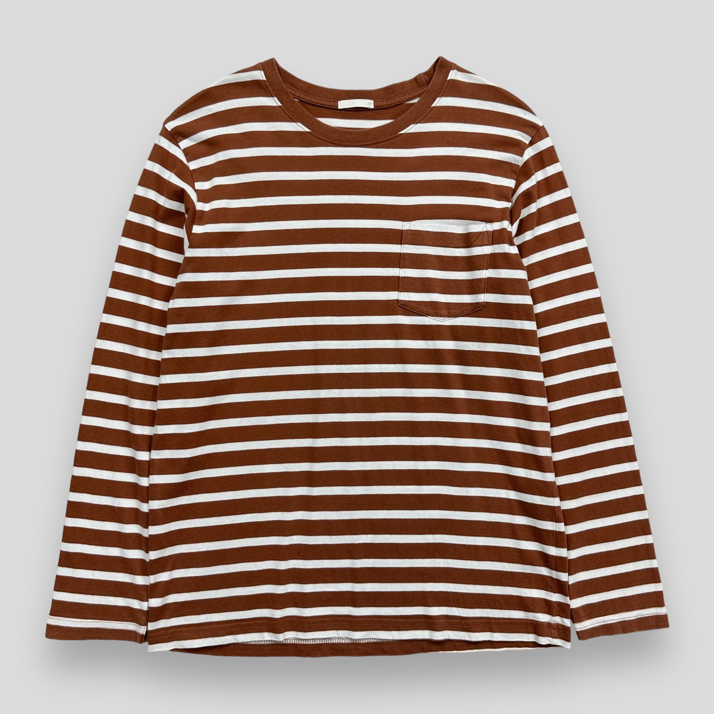 GU STRIPED LONG SLEEVE T-SHIRT 