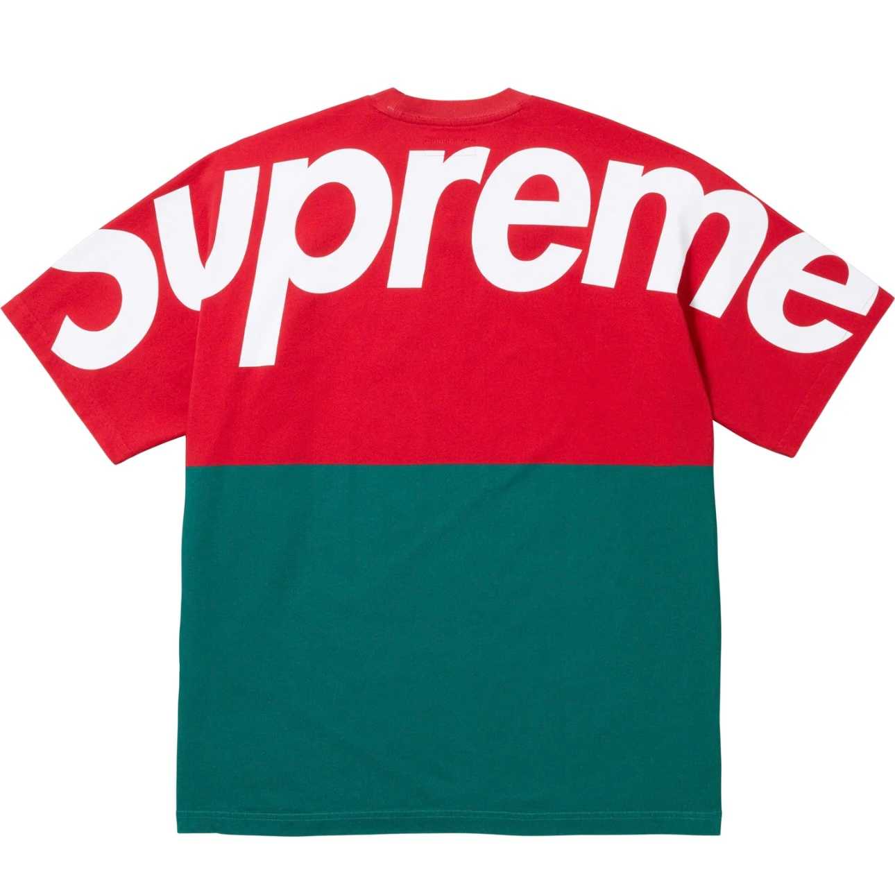 Supreme Split S/S Top Tee Red