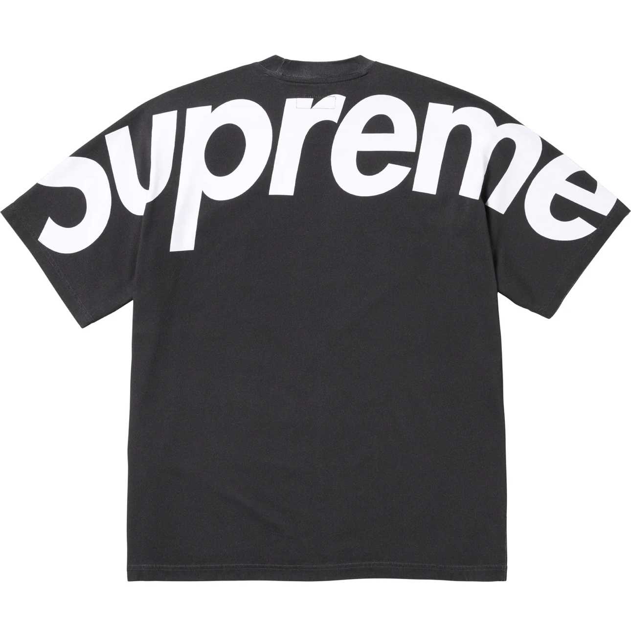 Supreme Split S/S Top Tee Black