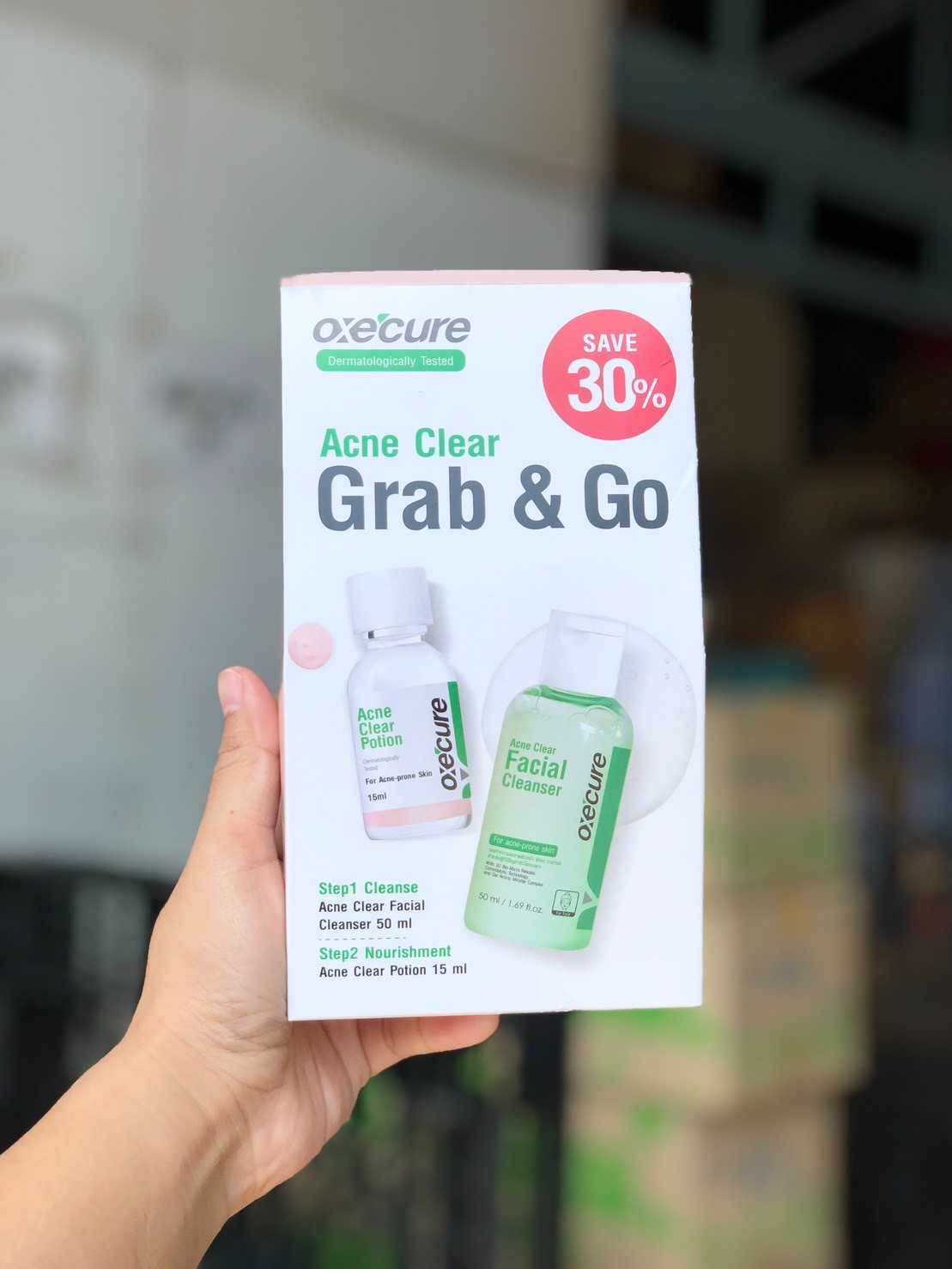 Oxe Cure Acne Clear SET คู่ราคาพิเศษ