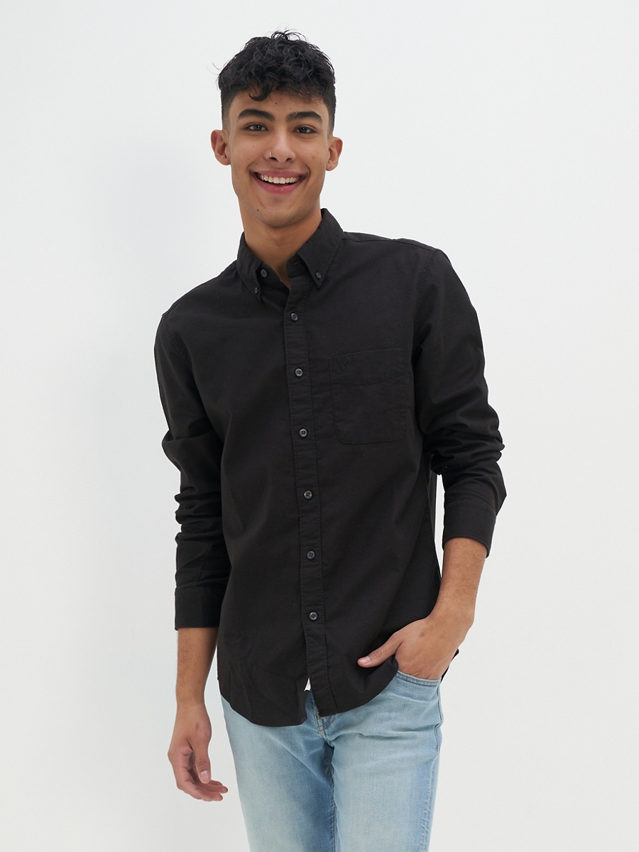 เสื้อเชิ้ต ผู้ชาย 2232 INT SF BTD STRETCH PIECE DYE OXFORD ( 015-2232-001 )