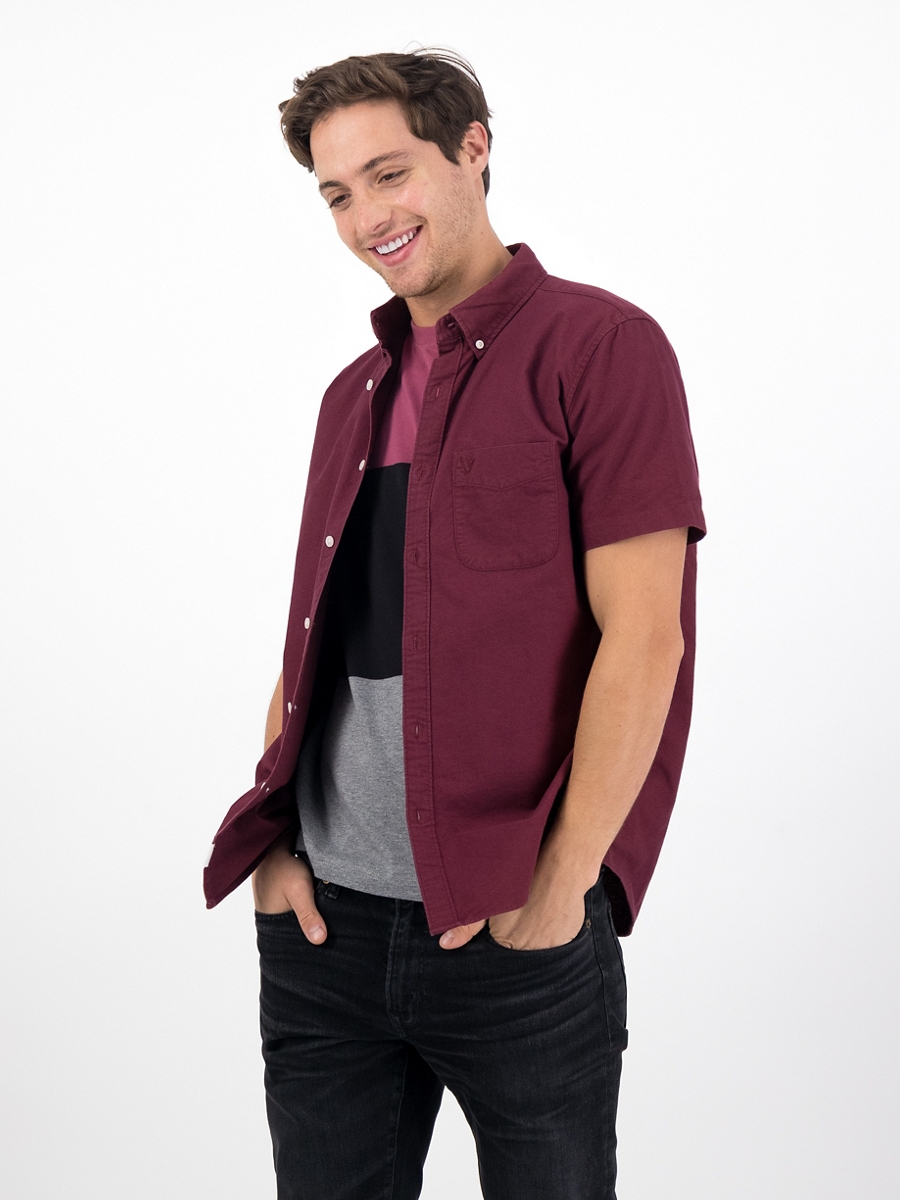 เสื้อเชิ้ต ผู้ชาย 2106 INT SS CF BTD PC DYE OXFORD W EAGLE ( 015-2106-613 )