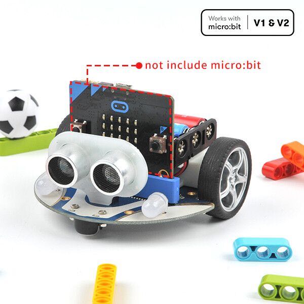 หุ่นยนต์ microbit Smart Cutebot Kit สำหรับเรียนรู้ทักษะโค้ดดิ้ง เขียนโปรแกรม