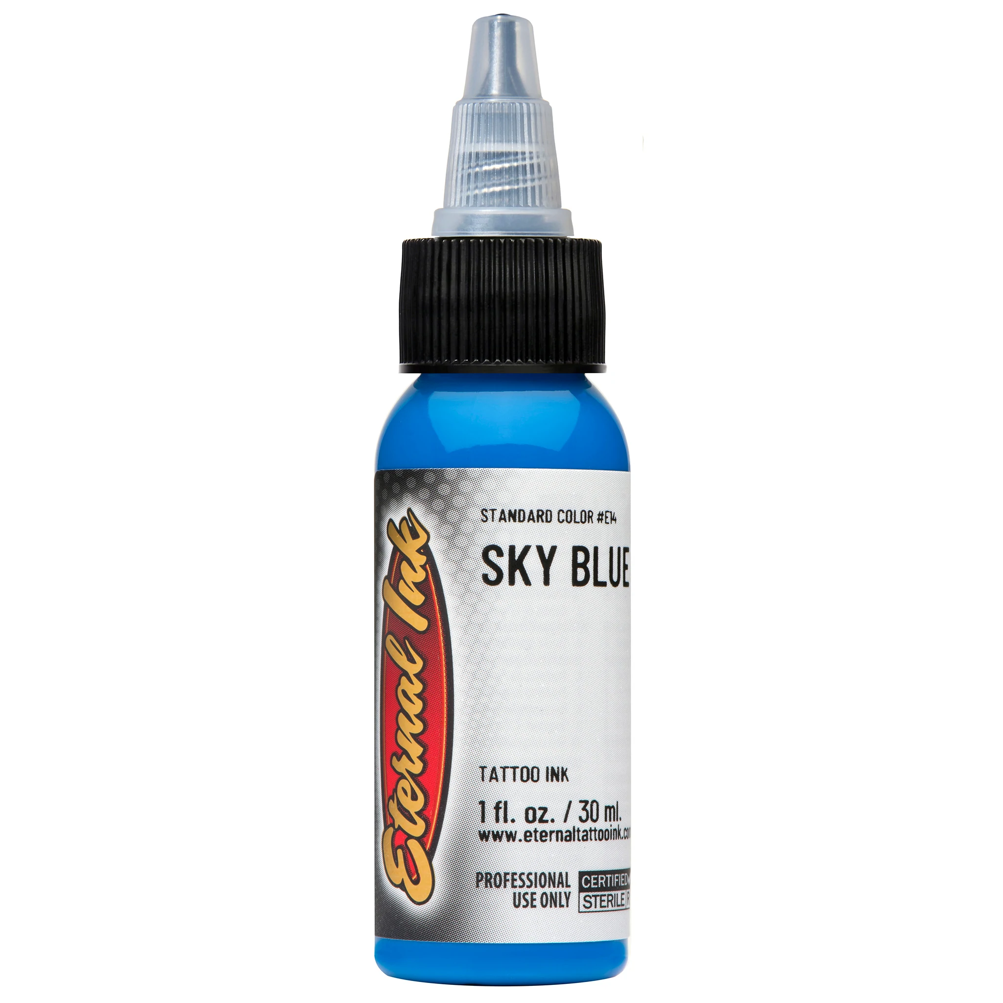 สีหมึกสัก Eternal Ink Tattoo หมึกสักคุณภาพ หมึกสักผิว สีสำหรับงานสัก Sky Blue