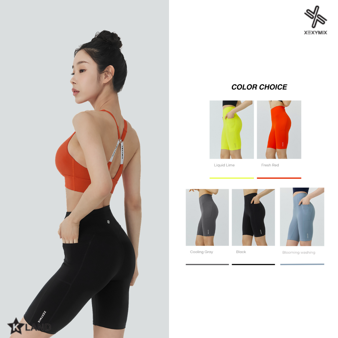 XEXYMIX Black Label Signature 330N 4.5 Shorts กางเกงออกกำลังกายขาสั้น (XEX22SG9207W)
