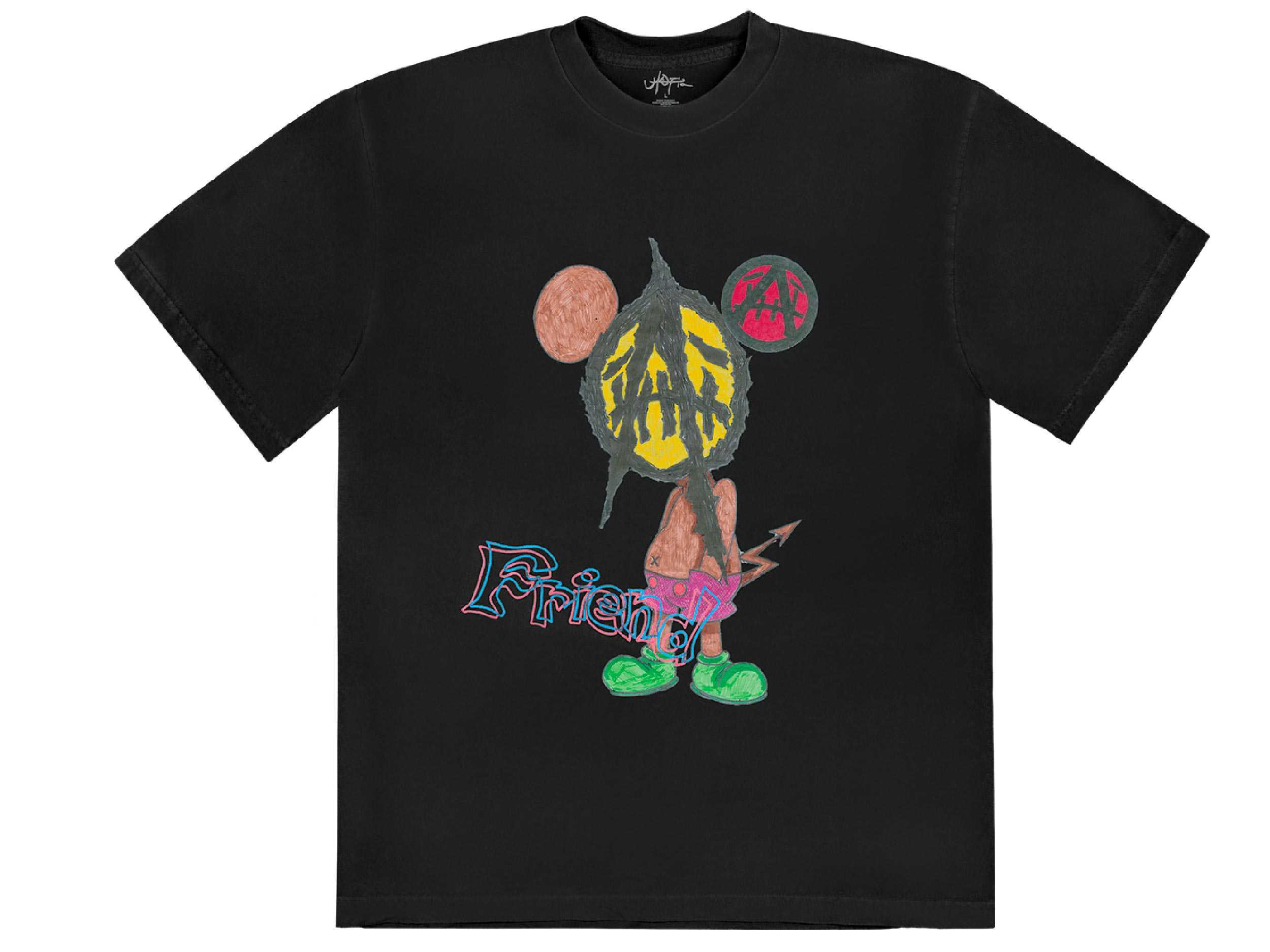 Travis Scott Utopia X St Michael 2B Tee (BLACK)
