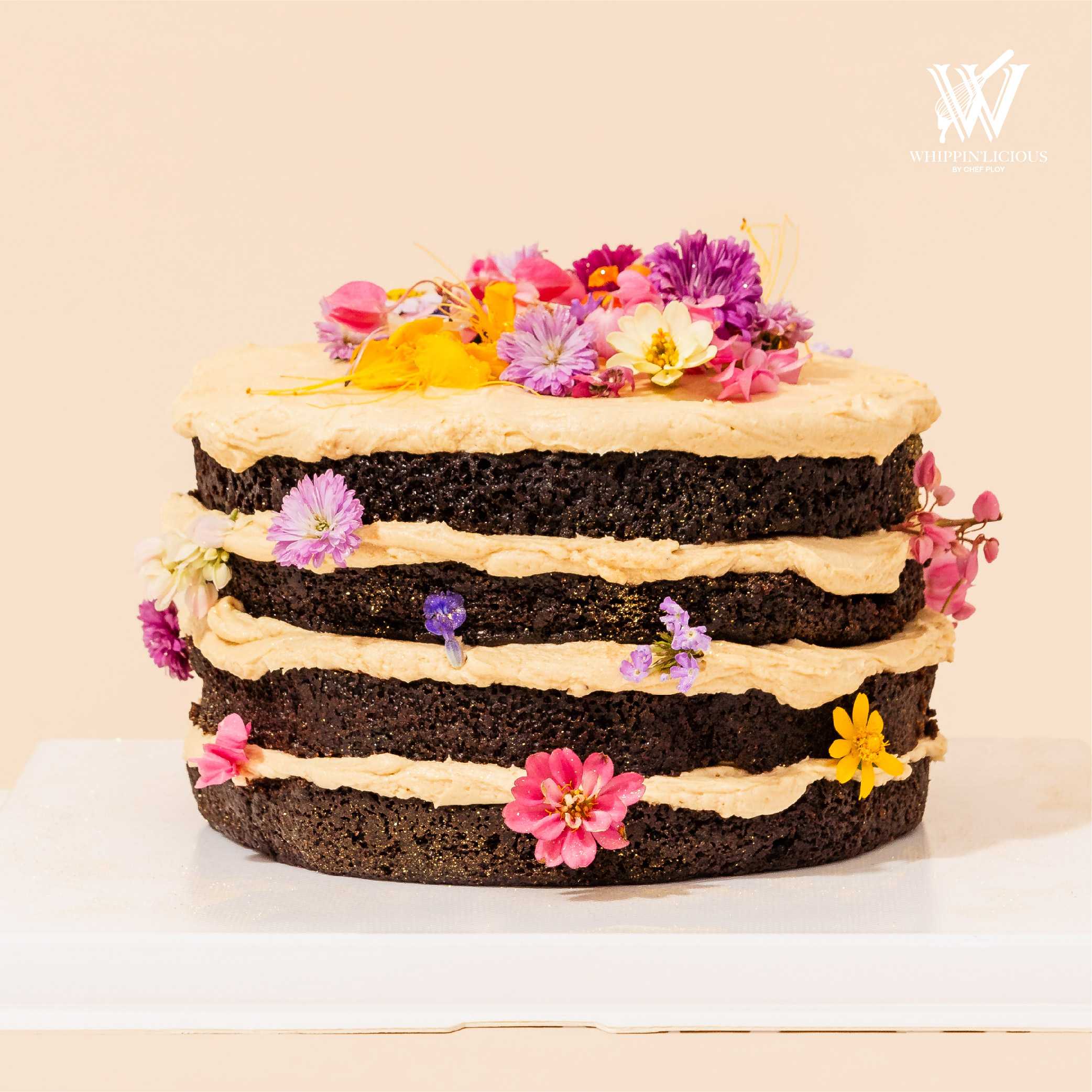 [PRE-ORDER] Naked Choc Caramel Cream Cheese Cake