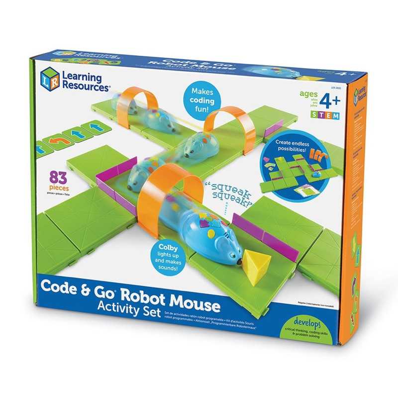 Learning Resources, Code & Go Robot Mouse Activity Set ชุดกิจกรรมสอนเรื่องโค้ดดิ้ง ของเล่นเด็ก 4 ปี+