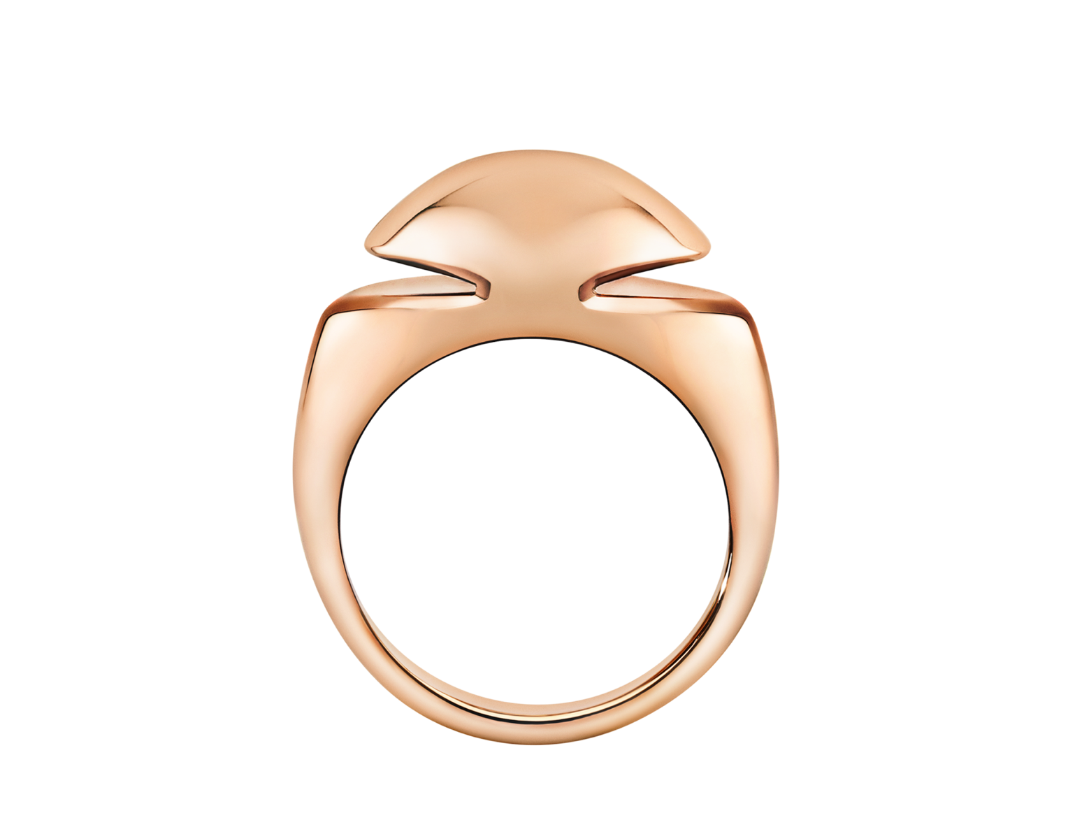 Bvlgari Cabochon Ring Pink Gold