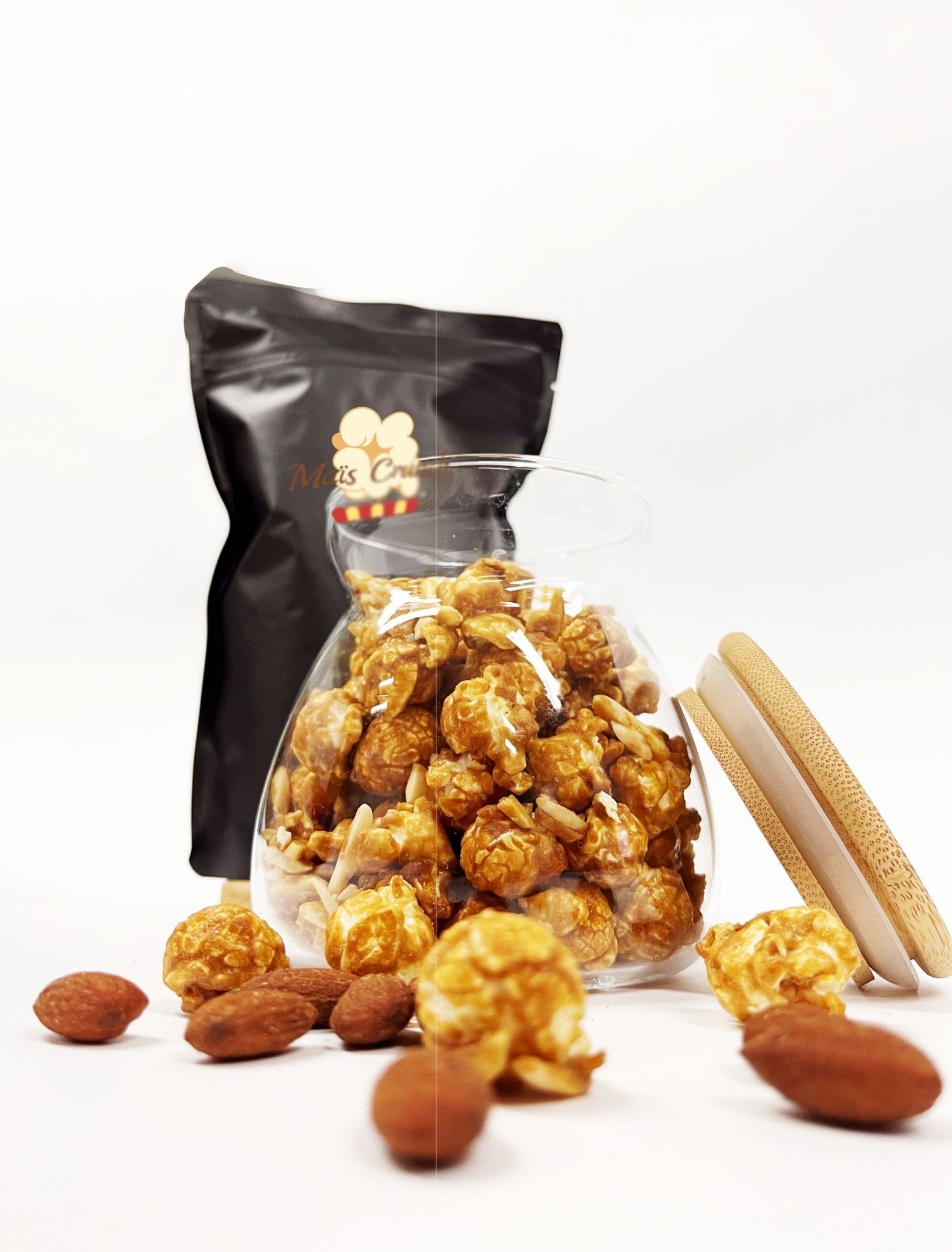 Almond Caramel Popcorn