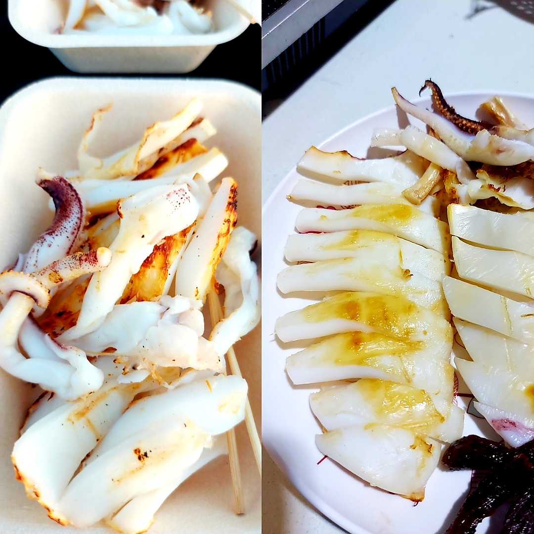 หมึกหอมแดดเดียวย่าง250