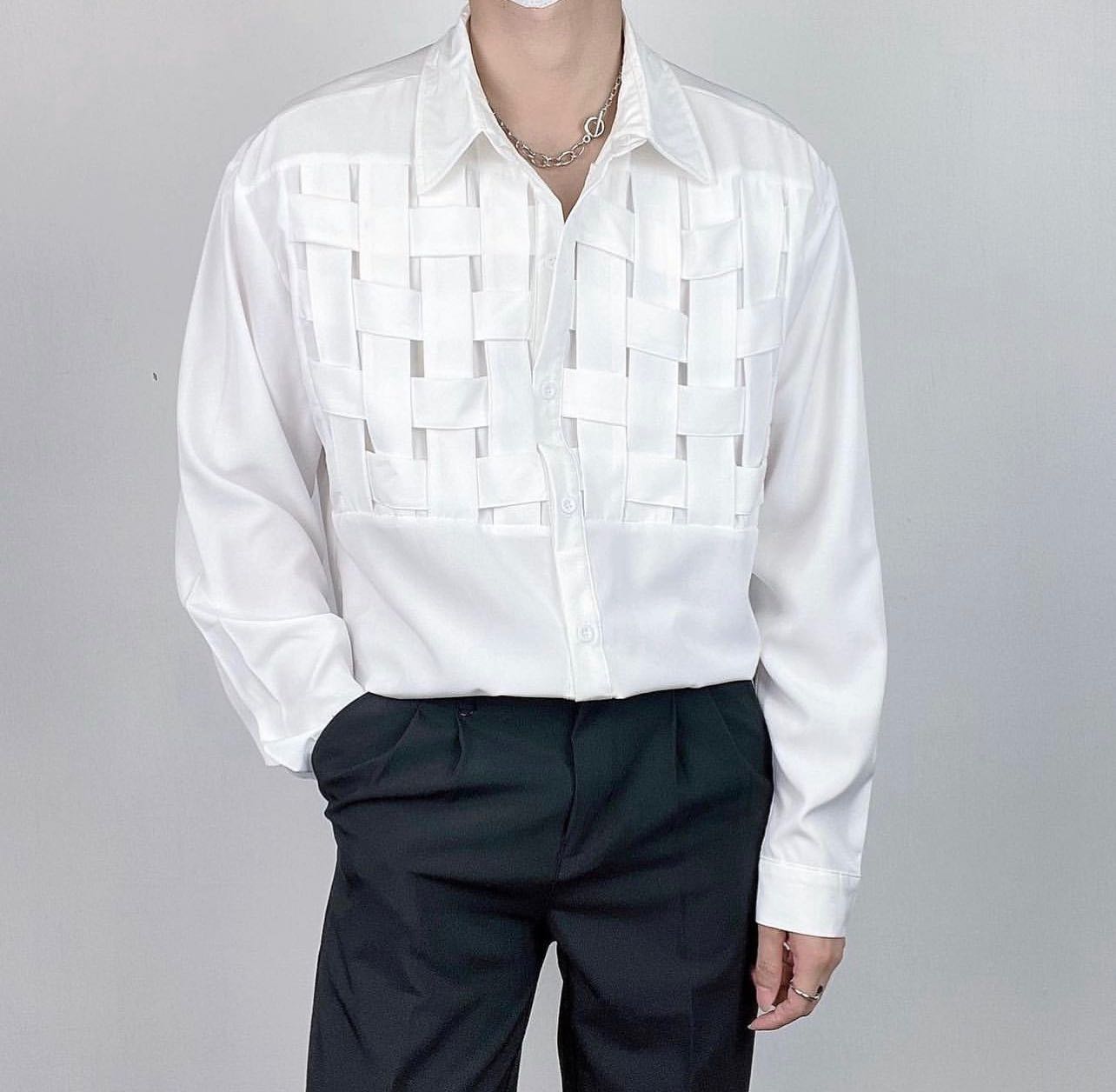  Shirt แขนยาว ผ้าถัก