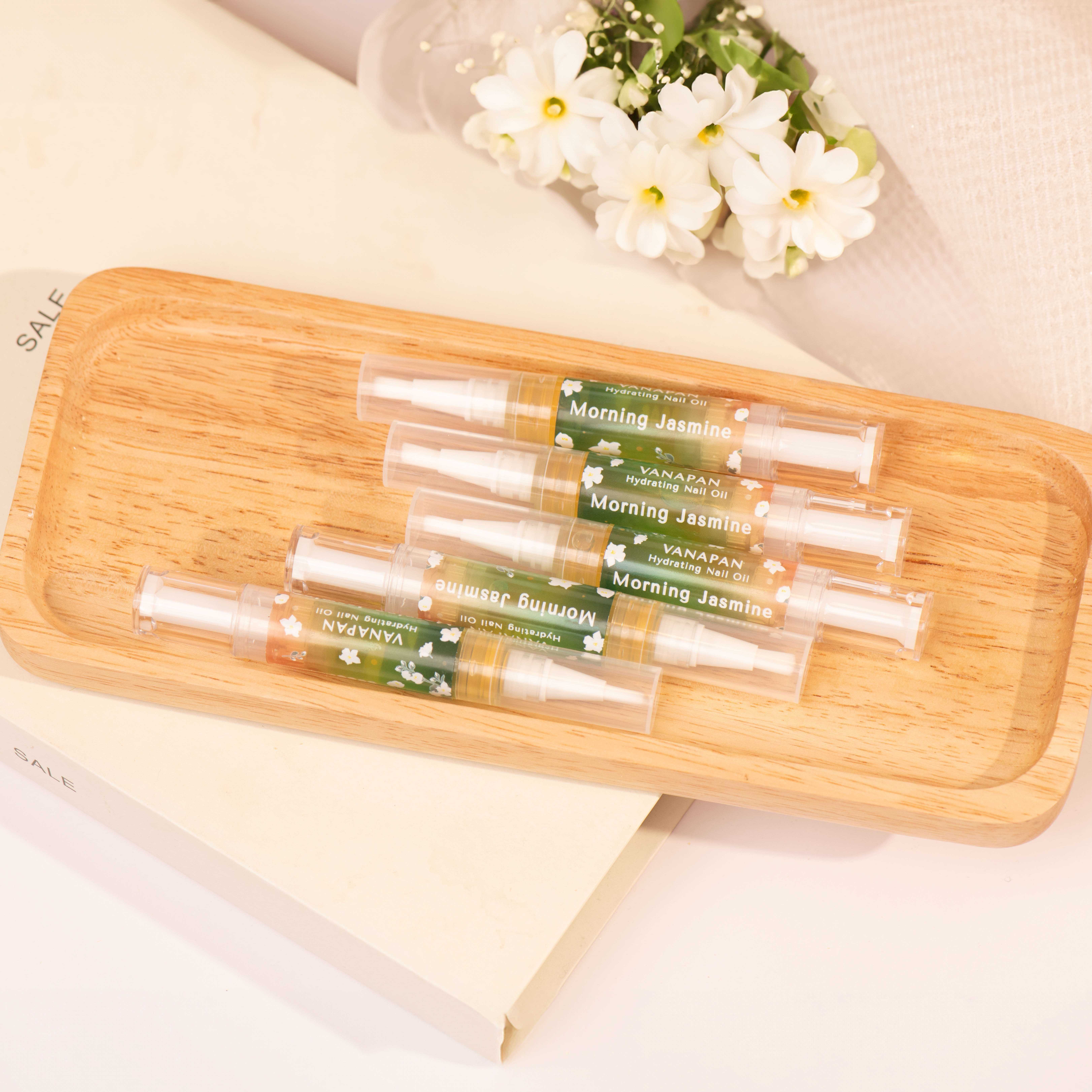 น้ำมันบำรุงเล็บ - กลิ่น Morning Jasmine (เพิ่มปริมาณเป็น 4 ml)