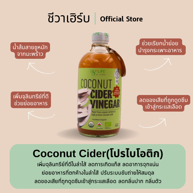 Coconut Cider ( โปรไบโอติก )