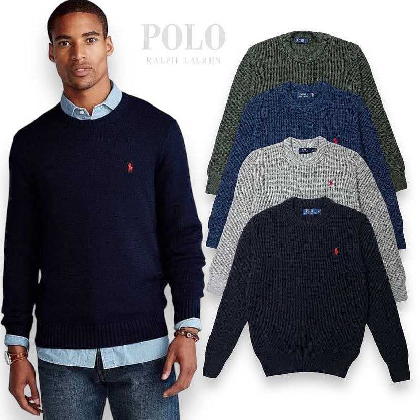 P-0-L-o crew neck sweater (เสื้อไหมพรม)