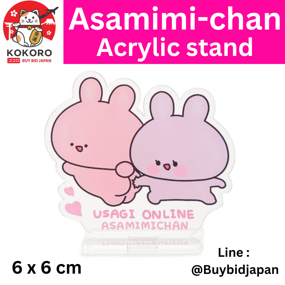 [PRE-ORDER] Asamimi-chan USAGI Online Acrylic stand มินิอะคริลิค 6 x 6 cm อาซามิมิจัง อาเนะมิมิจัง