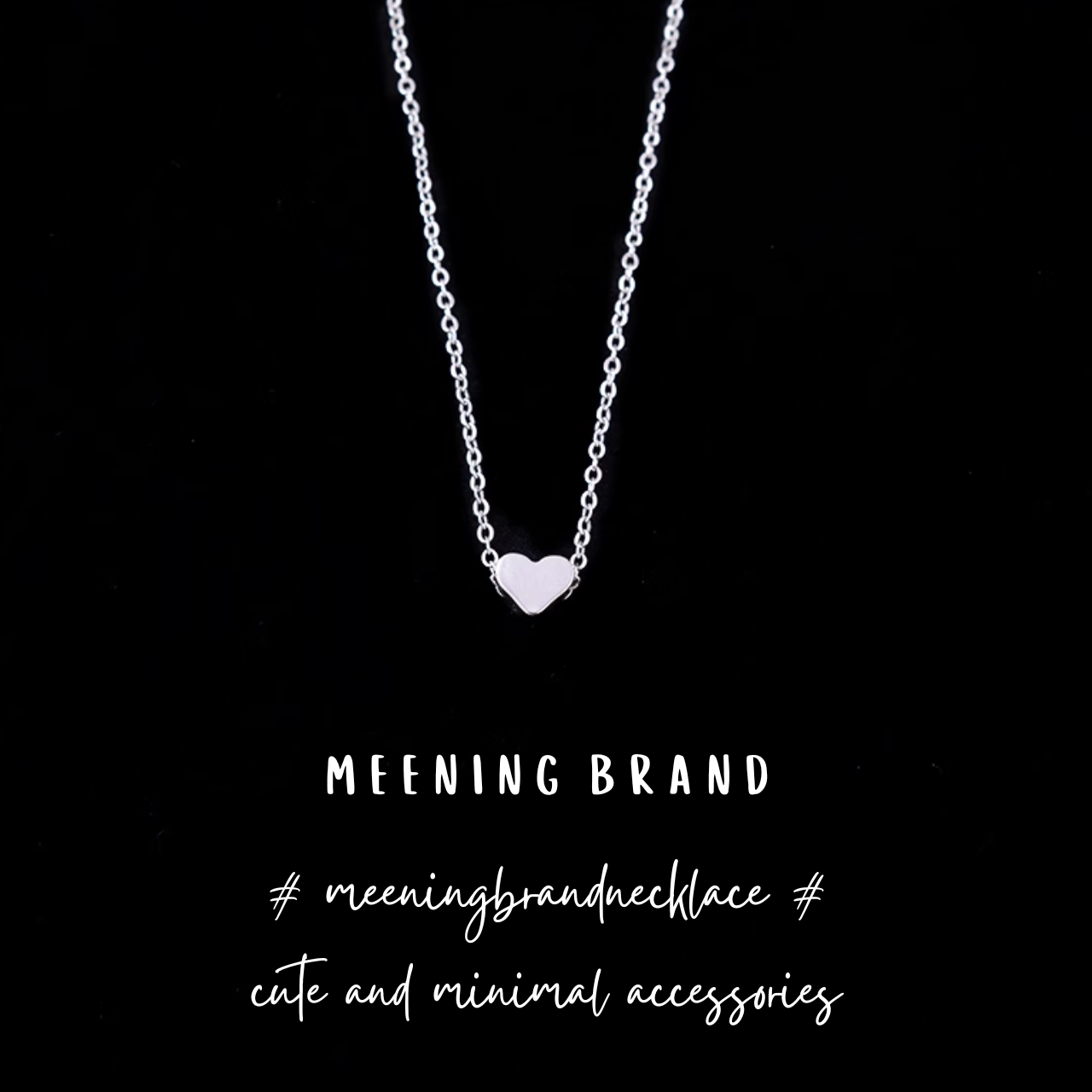 MeeningBrand ❥ สร้อยคอ : MINIMAL HEART