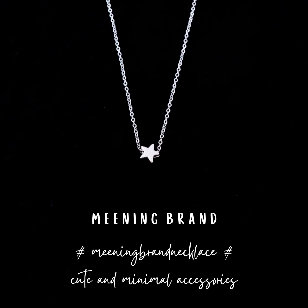 MeeningBrand ❥ สร้อยคอ :  MINIMAL STAR