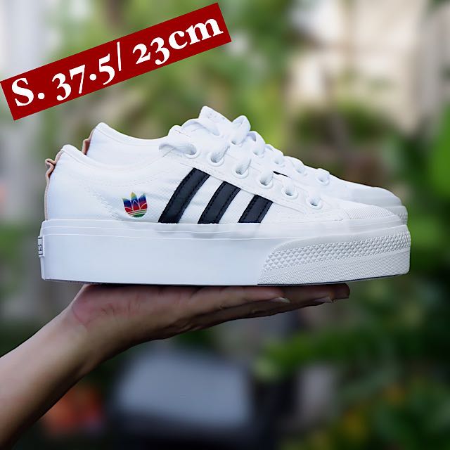 Adidas Nizza Platform Colorful Trefoil ของแท้💯 | LINE SHOPPING