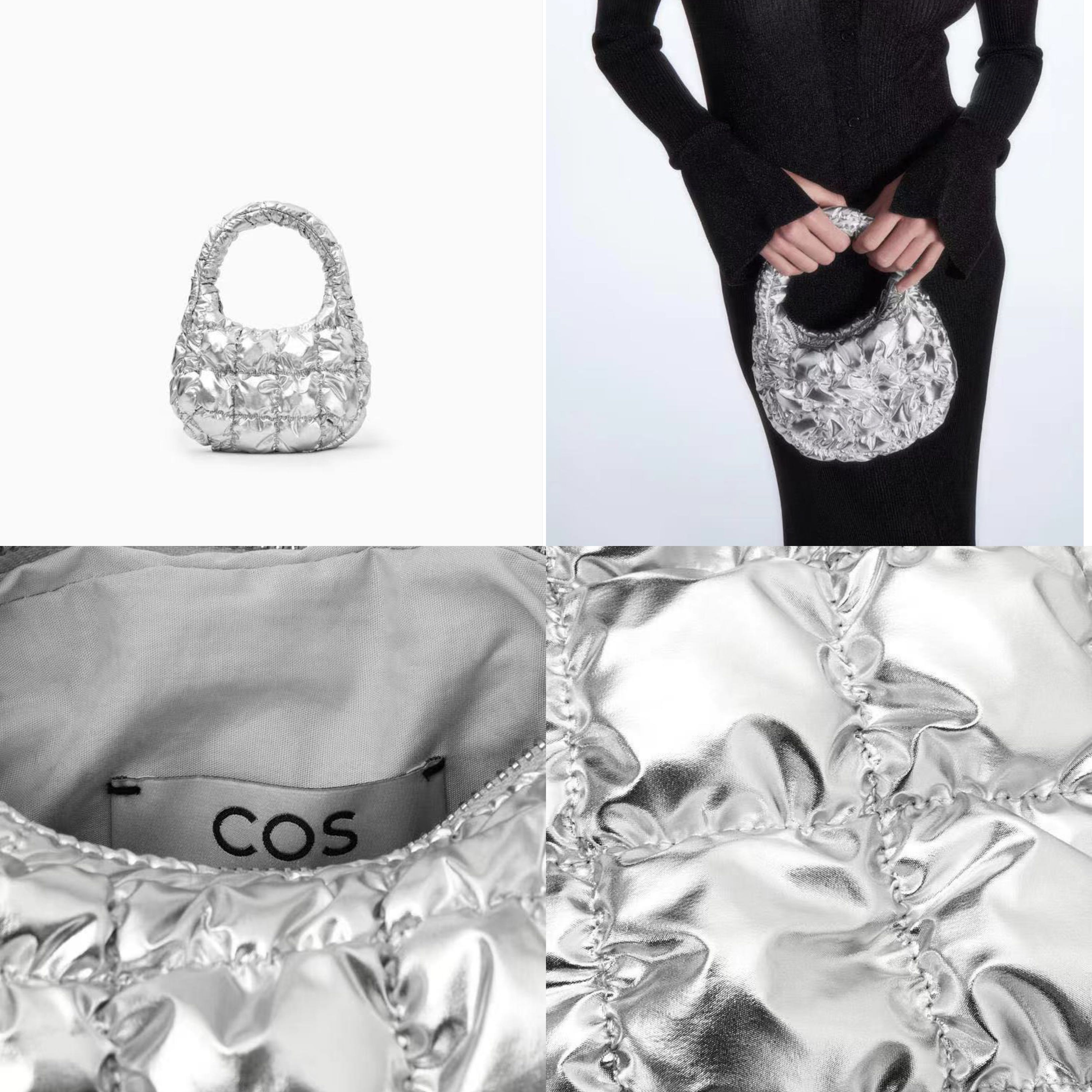 Cos silver bag on sale