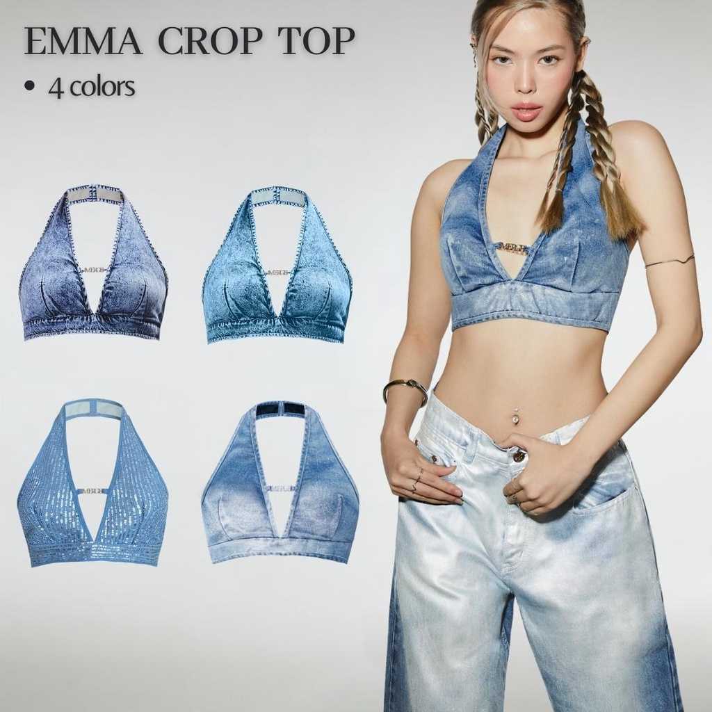 Merge Official - Emma Crop Top 4 Colors (พร้อมส่ง)