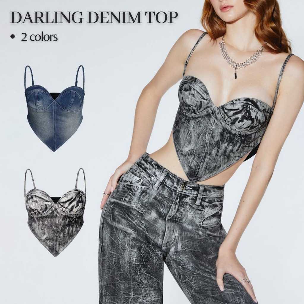 Merge Official - Darling Denim Top 2 Colors