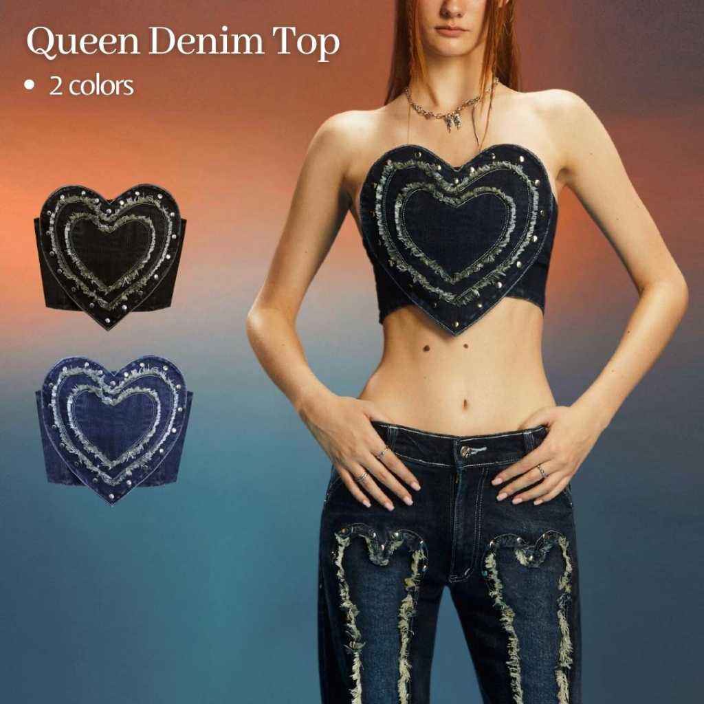 Merge Official - Queen Denim Top 2 Colors