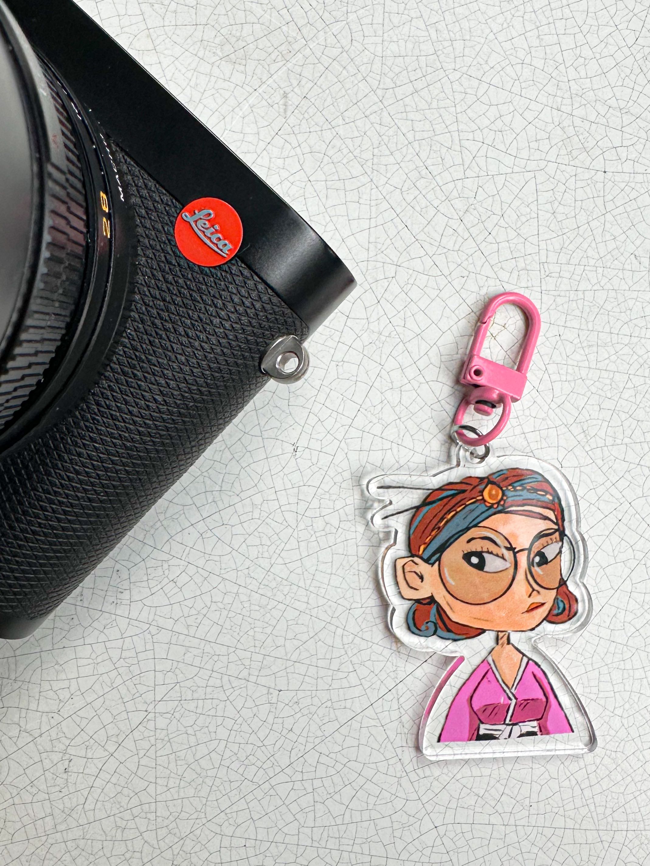 Moody Gals Keychain